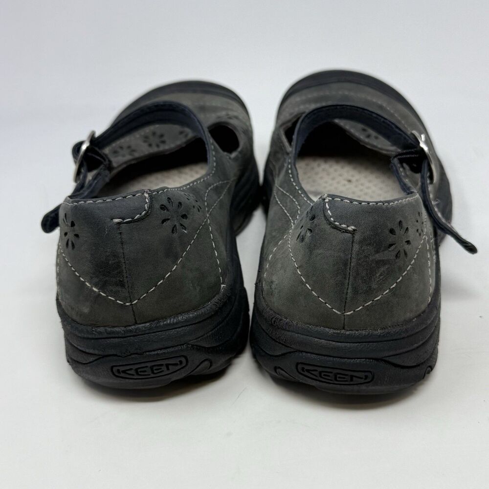 Keen Calistoga Mary Jane Shoes Womens 8 Green Leather Bohemian Comfort Casual - Picture 10 of 15